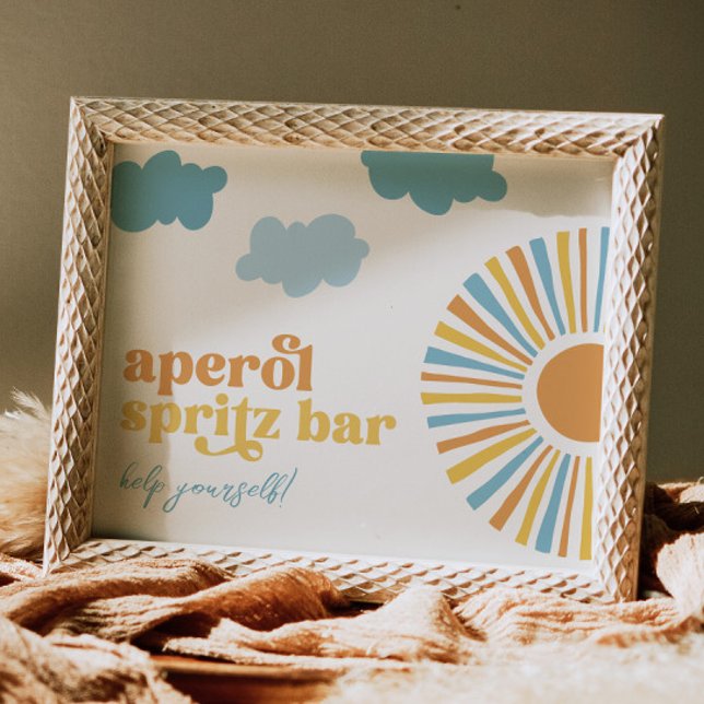 Affiche Panneau de la barre Sun Aperol Spritz (Créateur téléchargé)