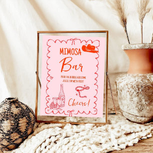 Affiche Panneau de la Dernière table du Rodeo Mimosa de Na