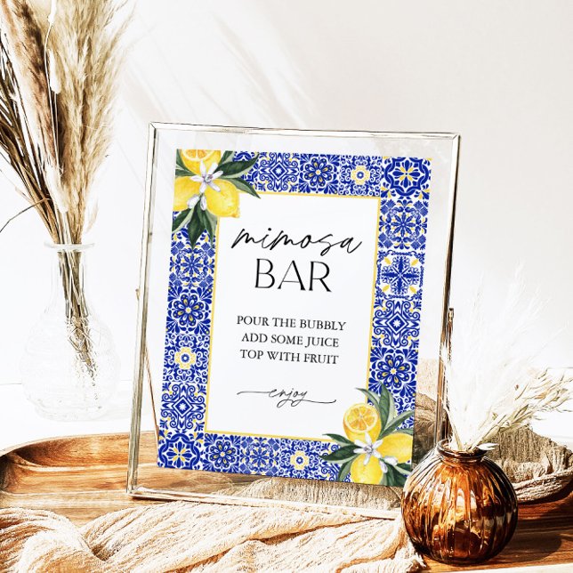 Affiche Panneau de la Fête des mariées italienne en carrea (Créateur téléchargé)