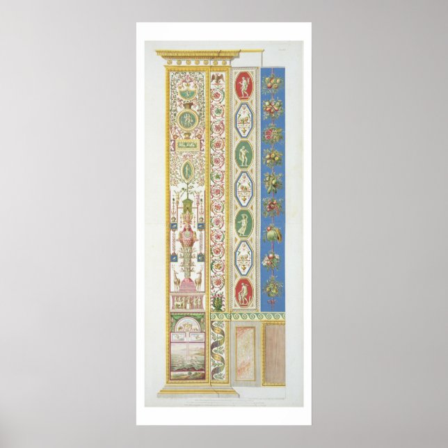 Affiche Panneau de la Loggia Raphael au Vatican, engr (Devant)