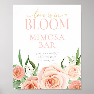 Affiche Panneau de la Station de Boissons du Bar Mimosa Lo