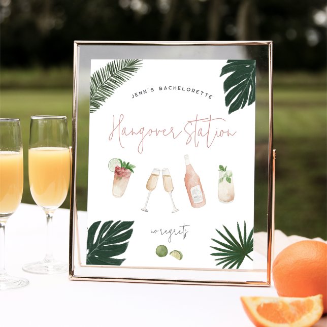 Affiche Panneau de la Station de Gueule de Bois pour l'Ent (Créateur téléchargé)