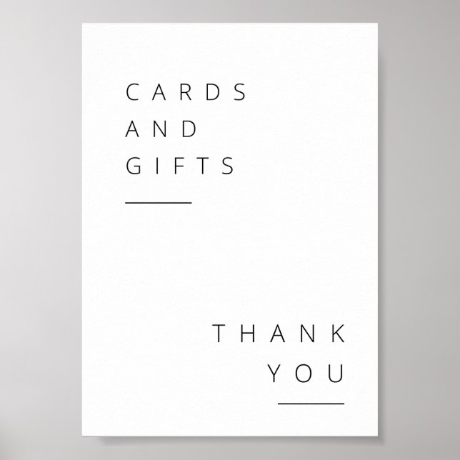 Affiche Panneau de la table cadeau (Devant)