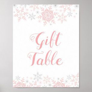 Affiche Panneau de la Table Cadeau du Baby shower Little S