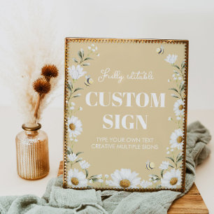 Affiche Panneau de la table d'anniversaire de l'abeille vi