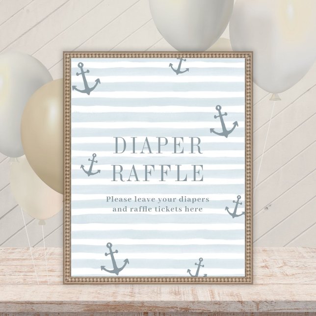 Affiche Panneau de la table de baguette de Baby shower nau (Créateur téléchargé)