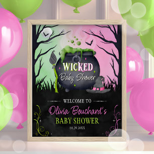 Affiche Panneau de la table de bienvenue du Baby shower Wi