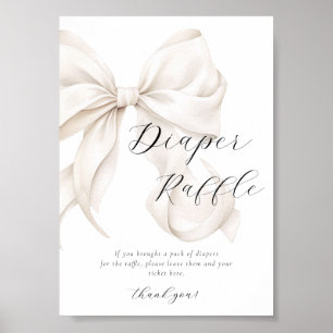 Affiche Panneau de la table de calotte blanche