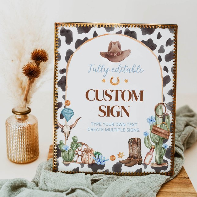 Affiche Panneau de la table de fête d'anniversaire de High (Créateur téléchargé)