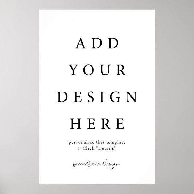 Affiche Panneau de l'affiche verticale/portrait 24x36" (Devant)