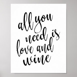 Affiche Panneau de mariage 8x10 'Tout ce dont vous avez be
