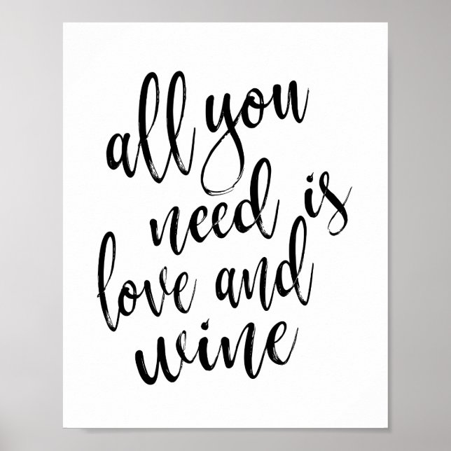 Affiche Panneau de mariage 8x10 'Tout ce dont vous avez be (Devant)