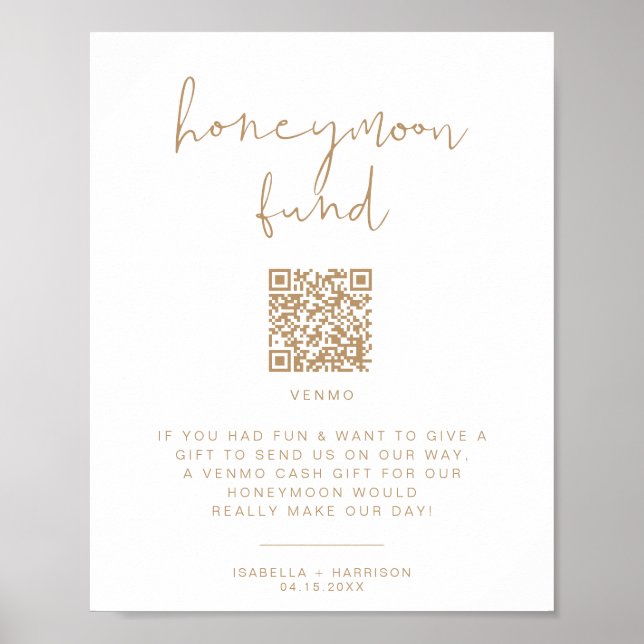 Affiche Panneau de mariage Caisse de lune de miel INDIE Be (Devant)