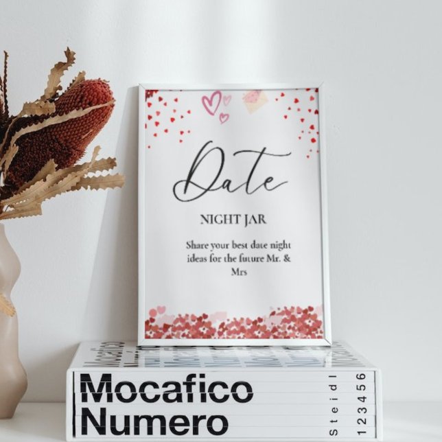 Affiche Panneau de mariage de Fête des mariées valentine a (Créateur téléchargé)