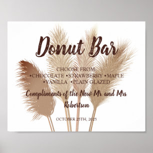 Affiche Panneau de mariage de salle de douche de mariage d