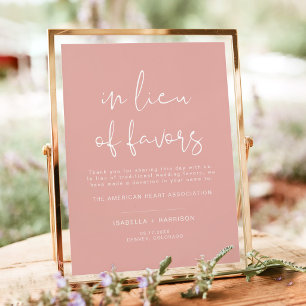 Affiche Panneau de mariage LEAH Pastel Vibrant Au lieu des