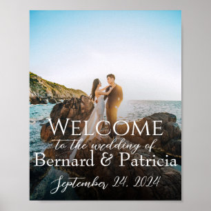 Affiche Panneau de mariage photo : Personnalisez votre mar