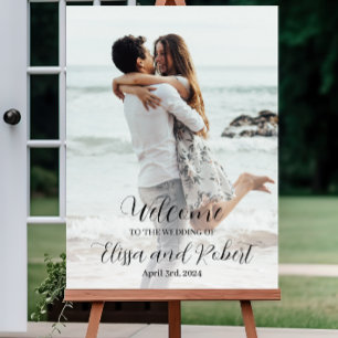 Affiche Panneau de mariage photo : Personnalisez votre mar