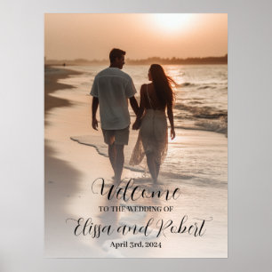 Affiche Panneau de mariage photo : Personnalisez votre mar