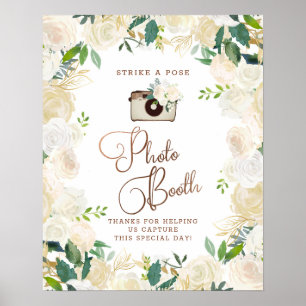 Affiche Panneau de Mariage Photobooth Rustique Fermette Fr