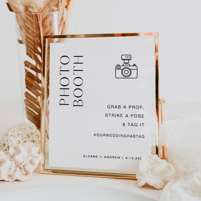 Affiche Panneau de mariage pour Photomaton HARLOW (Créateur téléchargé)