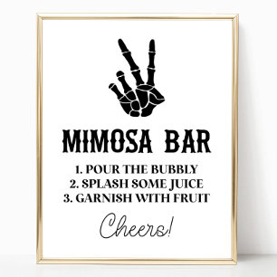 Affiche Panneau de Paix Jusqu'à la mort Do Us Party Mimosa