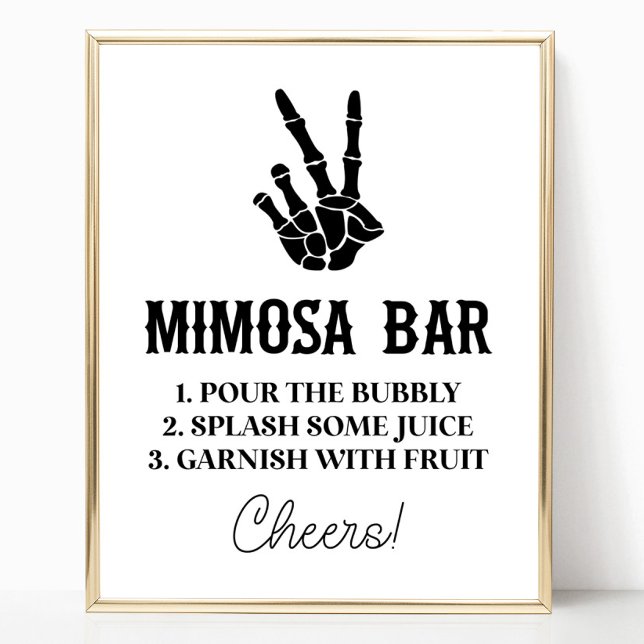 Affiche Panneau de Paix Jusqu'à la mort Do Us Party Mimosa (Créateur téléchargé)