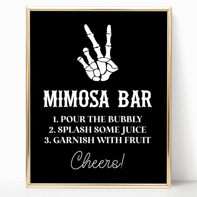 Affiche Panneau de Paix Jusqu'à la mort Do Us Party Mimosa (Créateur téléchargé)