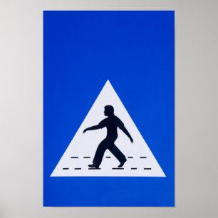 Affiche Panneau de passage pour piétons omanais - Mascate,