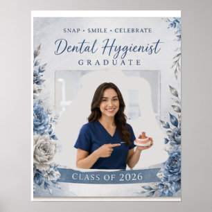 Affiche Panneau de photomaton de fin d'études d'hygiéniste