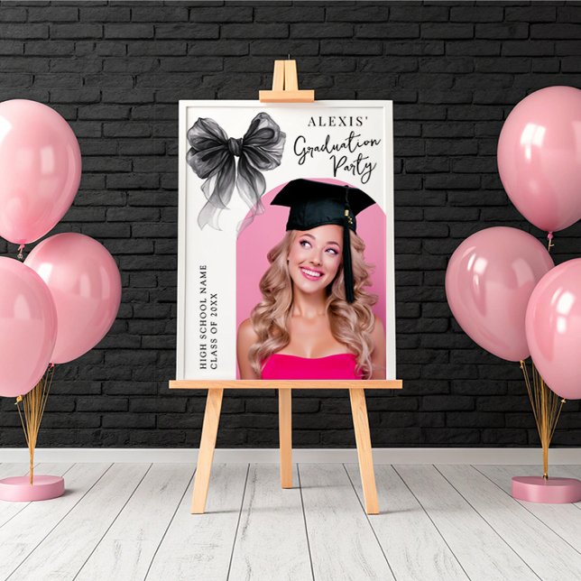 Affiche Panneau de photos de fête de remise des diplômes C (Créateur téléchargé)