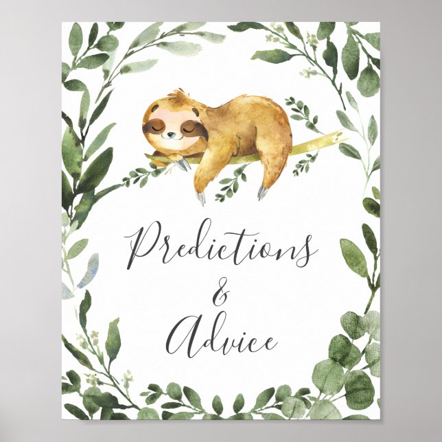 Affiche Panneau de prévisions et de conseils du Baby showe (Devant)