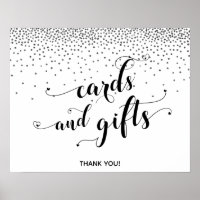 Panneau de réception Coeurs et Argent, Cartes et C