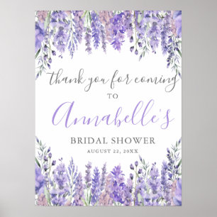 Affiche Panneau de remerciement de baby shower de mariage 