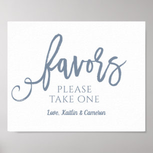 Affiche Panneau de Remerciements de Mariage "Prenez-en un"