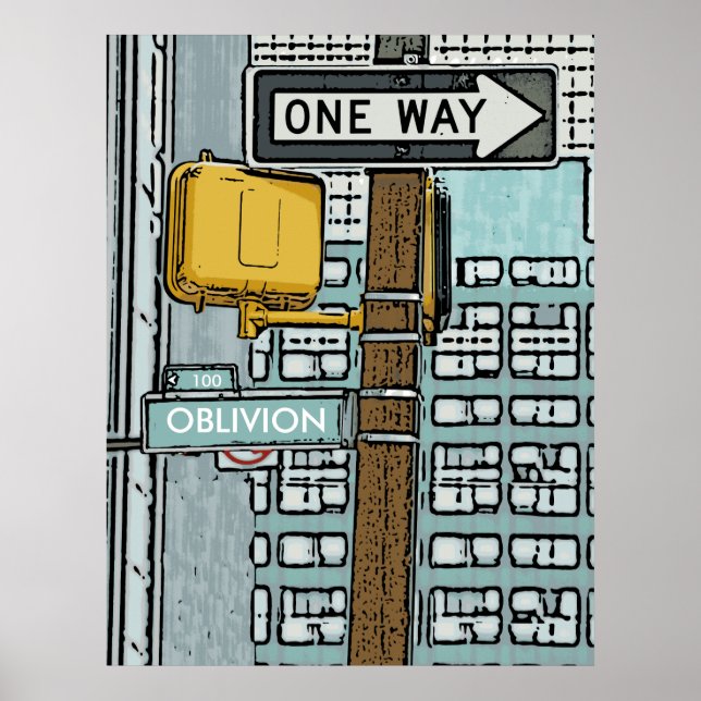 Affiche Panneau de rue (Devant)