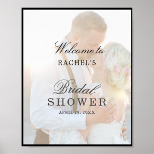Affiche Panneau de salle de mariage élégant avec superposi