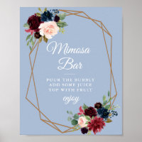 panneau de signalisation de bar à mimosa pour une