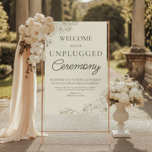 Affiche Panneau de signalisation pour cérémonie de mariage