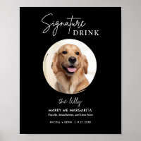 Panneau de signature Mariage de chien imprimable B