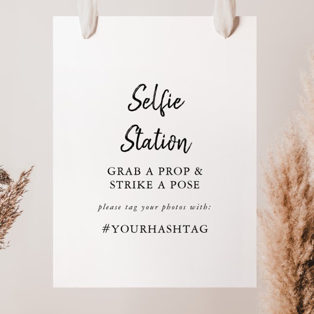 Affiche Panneau de station de selfie moderne (Créateur téléchargé)