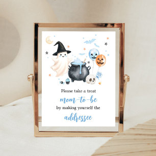 Affiche Panneau de station d'enveloppe Blue Ghost Little B