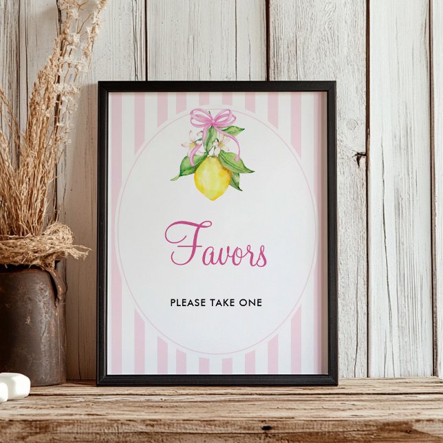 Affiche Panneau de table de citrons (Créateur téléchargé)
