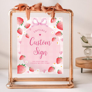 Affiche Panneau de table personnalisé pour anniversaire de