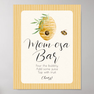 Affiche Panneau de table pour Baby Shower sur le thème de