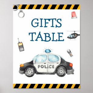 Affiche Panneau de table pour cadeaux de fête d'anniversai
