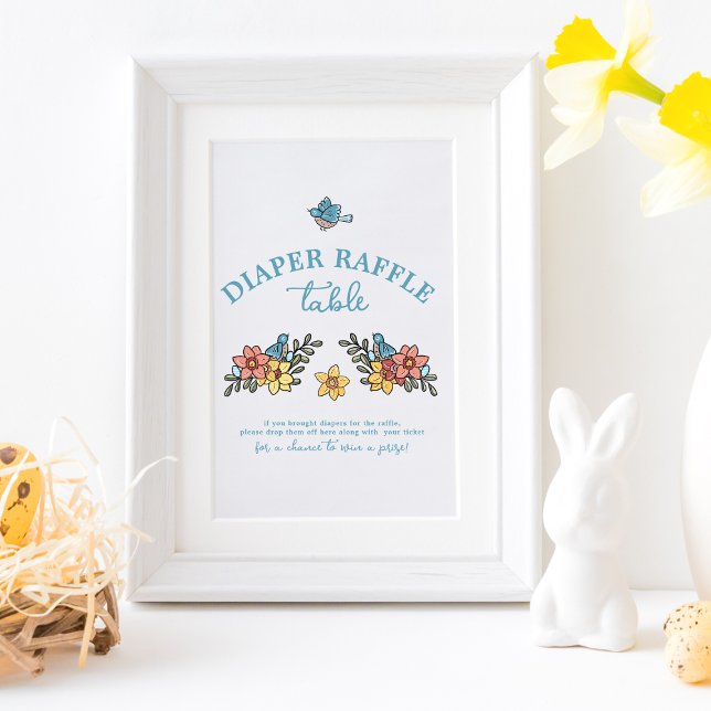 Affiche Panneau de table pour le tirage au sort des couche (Créateur téléchargé)