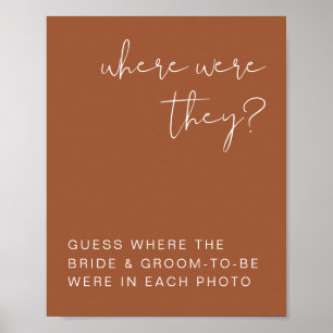 Affiche Panneau de terre cuite Boho CORIANDRE Où étaient-i