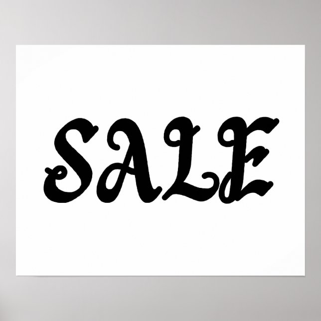 Affiche Panneau de vente, Enseigne de boutique, Vente au d (Devant)