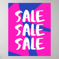 Panneau de vente rose, Signal de magasin de détail
